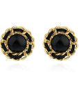 Boucles d'oreilles Coco Noire