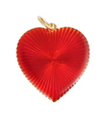 Pendentif Coeur Strie Color
