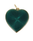 Pendentif Coeur Strie Color