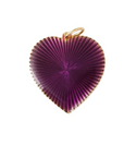 Pendentif Coeur Strie Color