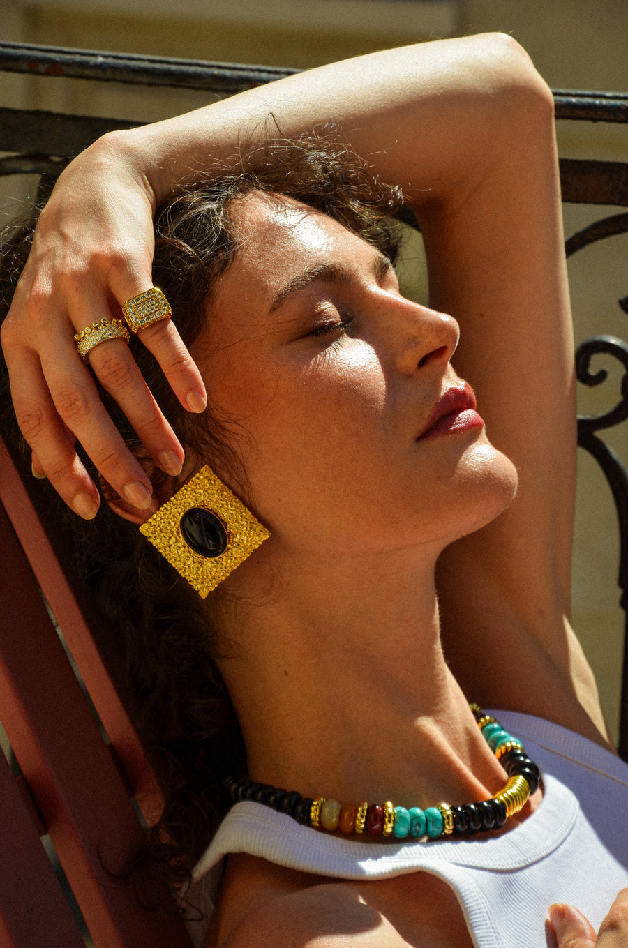 Boucles d'oreilles Opium