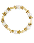 Set de 3 bracelets perles nacrés