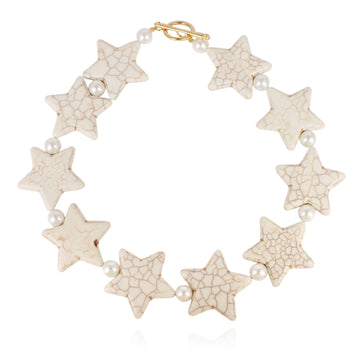 Collier Star Beige