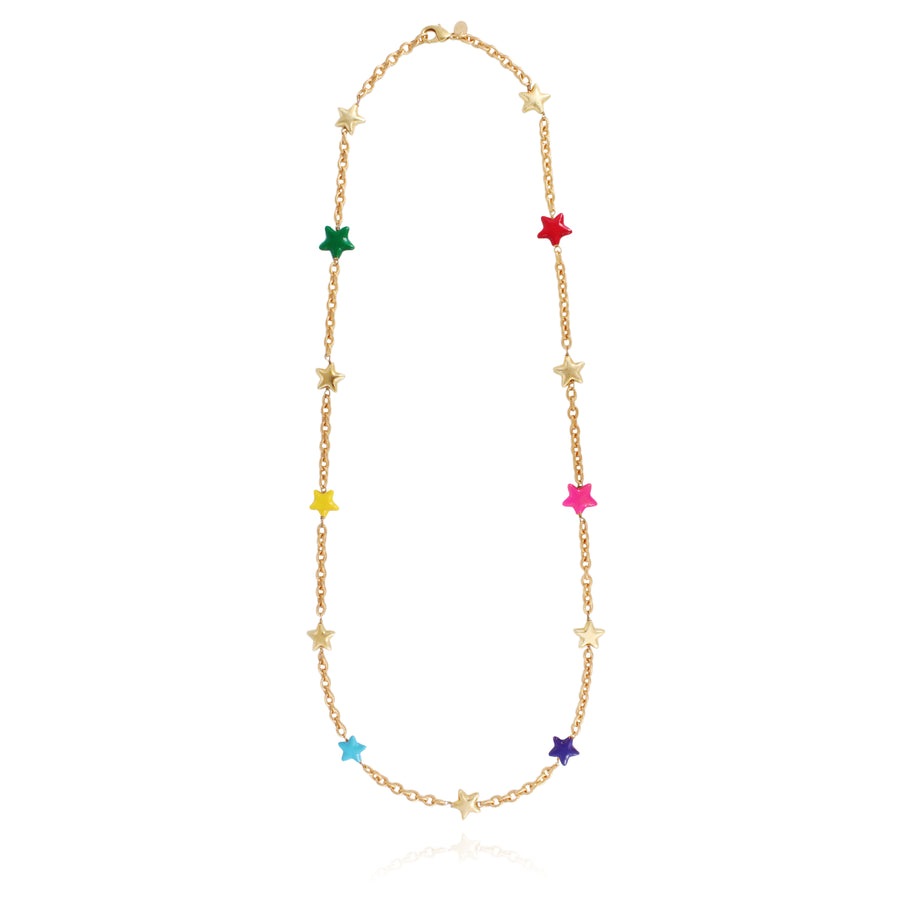 Collier Star Saty Color